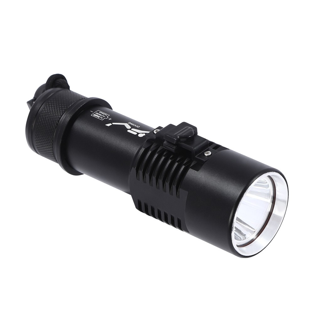 Waterproof Dive Light, Compact Bright Diving Torch, Submersible Flashlight