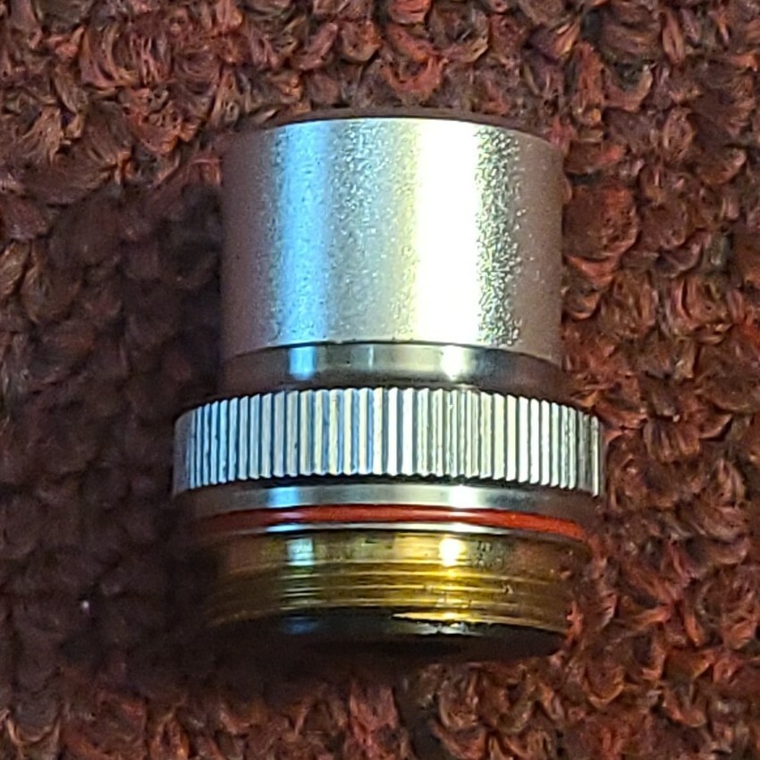 Vintage Replacement Microscope Objective Magnification Lens 4/0.10 160/0.17