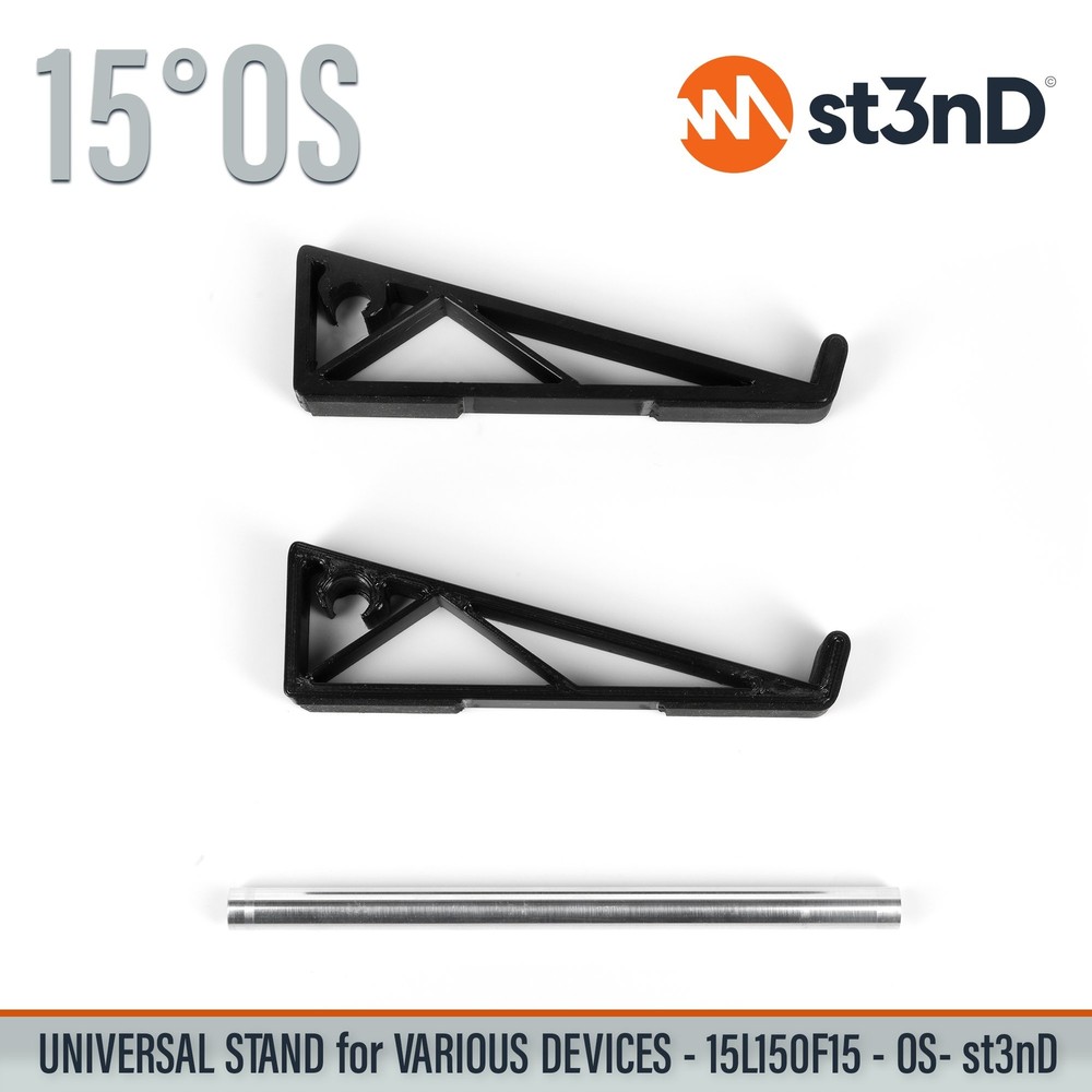 UNIVERSAL STAND for SYNTHS / CONTROLLERS / FX - 15° - Open Style - 15L150F15