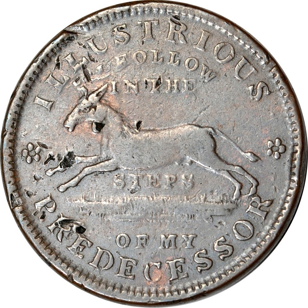 HTT 1841 Hard Times Token Executive Experiment HT-33 VF K19125