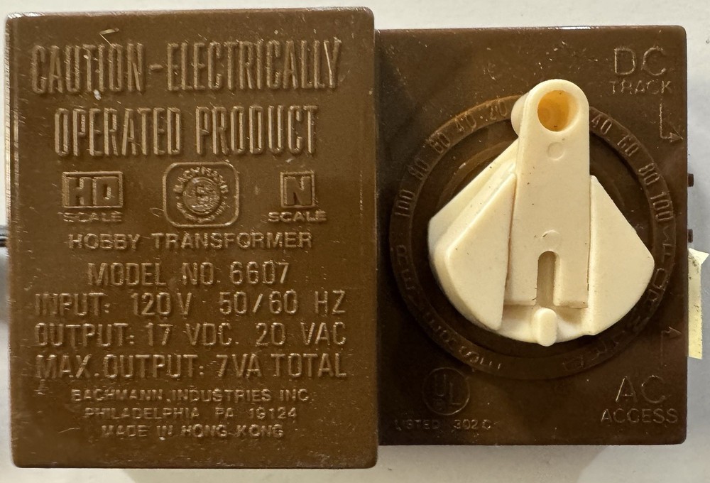 Bachmann HO And N Electric Trains Power Pack