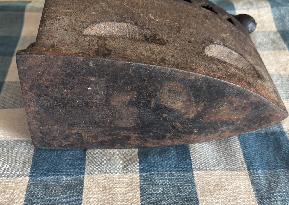 Antique Cast Iron Coal Iron