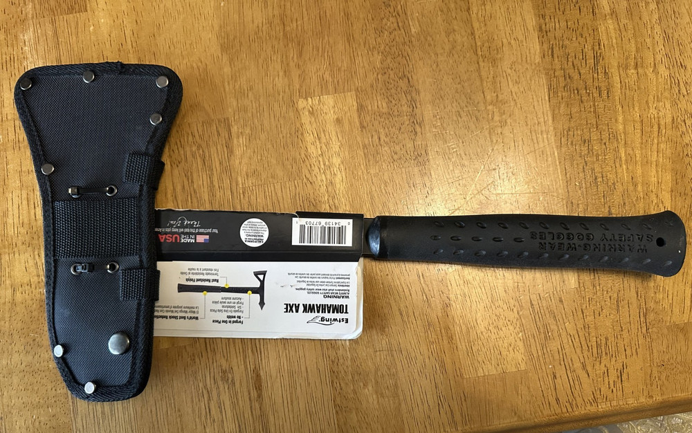 ESTWING Tomahawk Axe - Breaching Hatchet - Includes Sheath - New - Made in USA