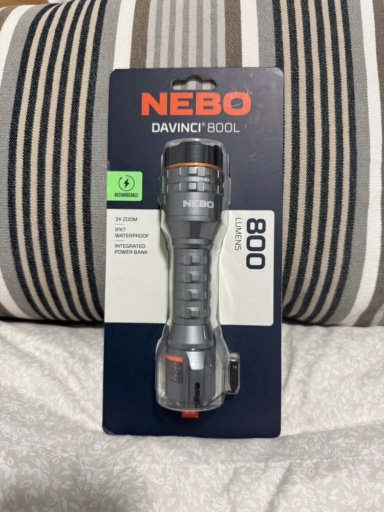 NEBO DaVinci 800 Lumens Rechargeable LED Flashlight