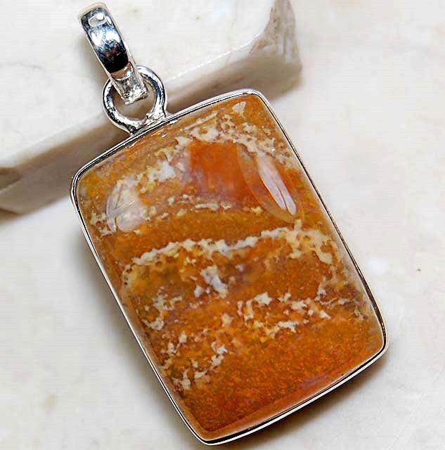 Natural Graphious Point Gem 925 Solid Sterling Silver Pendant Jewelry @B17-2