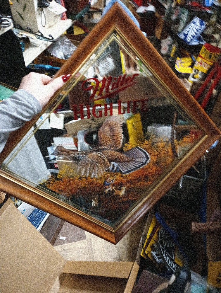 Miller High Life First Flush Beer Mirror