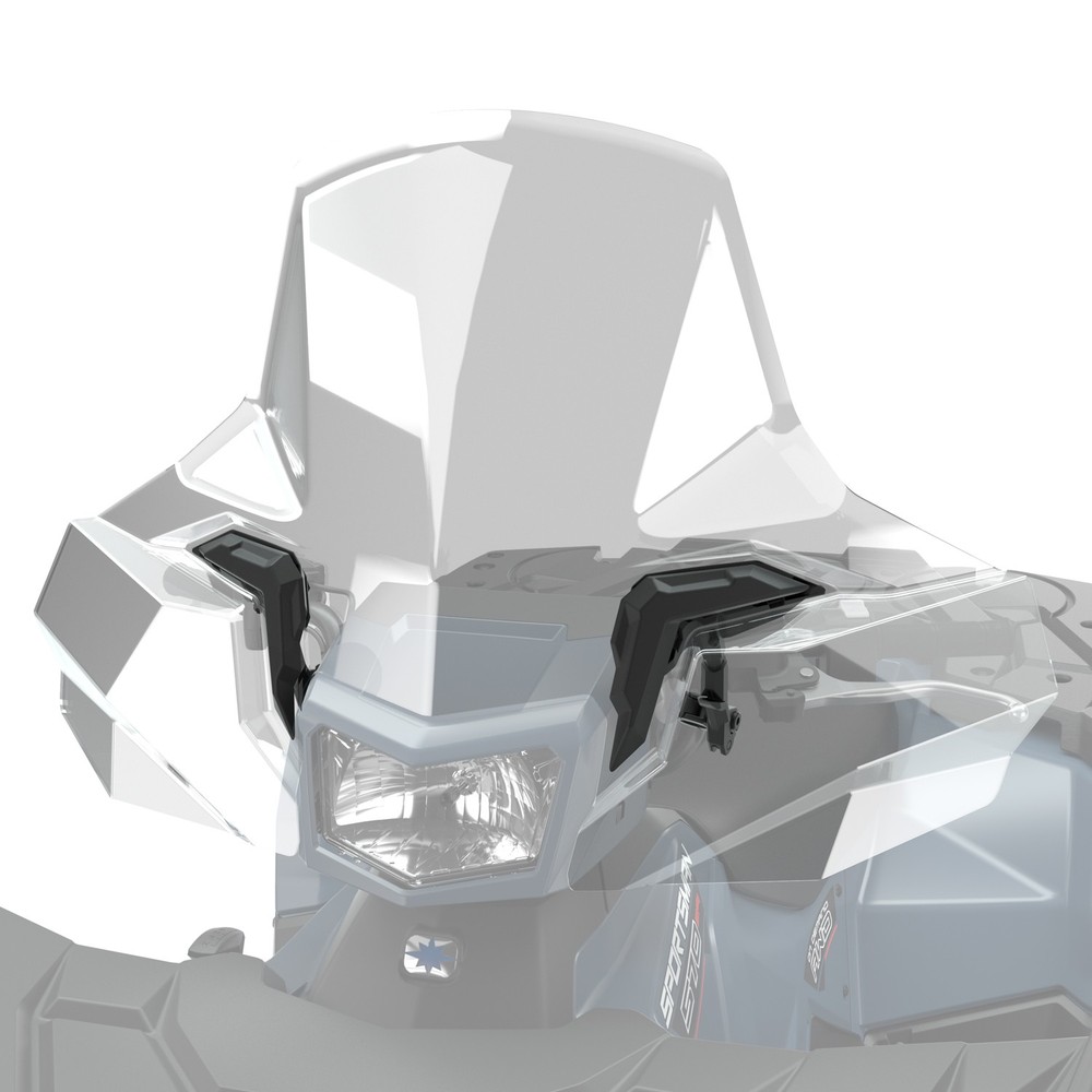 Polaris Lock & Ride Windshield for RideCommand, for ATV Models - 2890618
