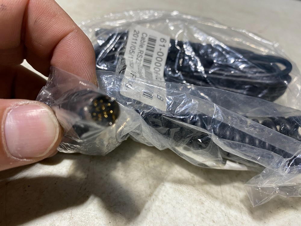 One Microscan 61-000066-02 Cable RS232 MS-Q Coiled, 5 Meter, NOS