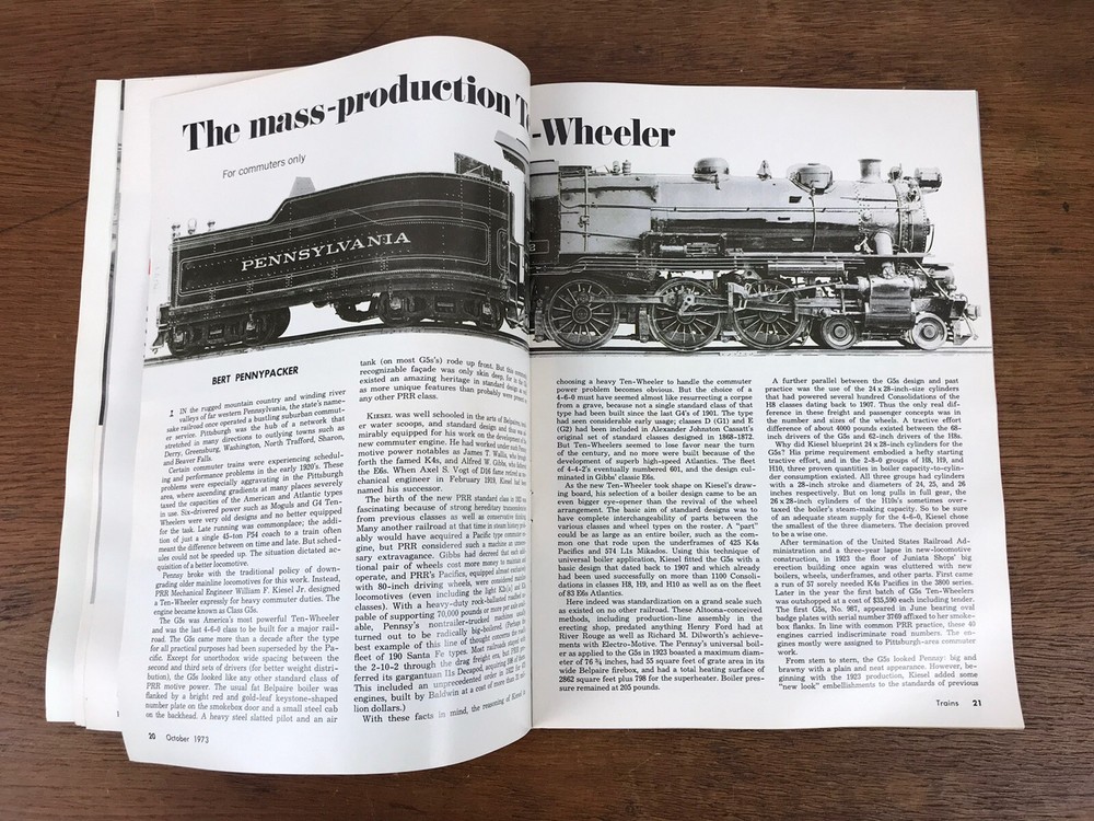 Vintage Trains Magazine October 1973 Issue