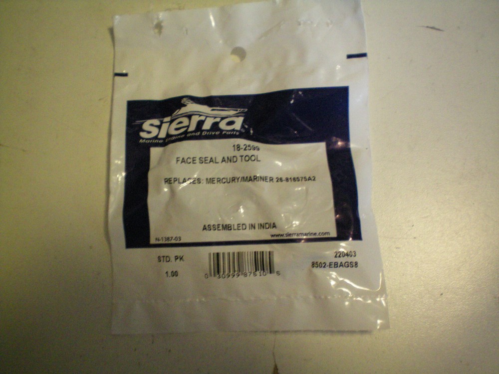 SIERRA #18-2599  FACE SEAL AND TOOL,  FREE FREIGHT
