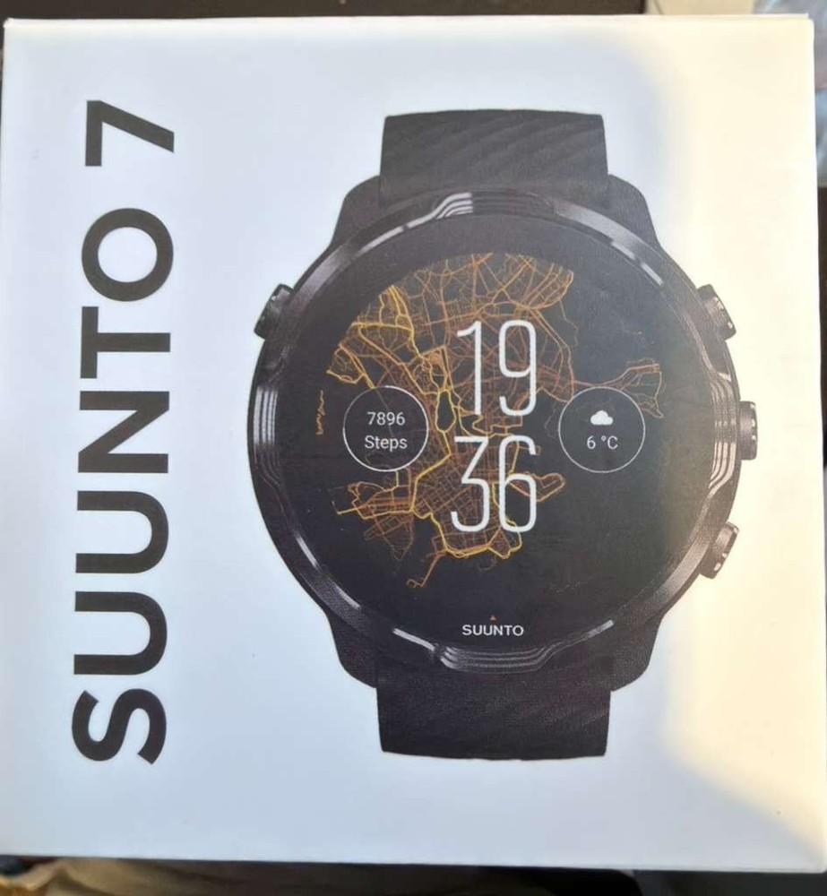 SUUNTO 7 Smart Watch GPS Map Display Map Graphite Black Silicone Digit