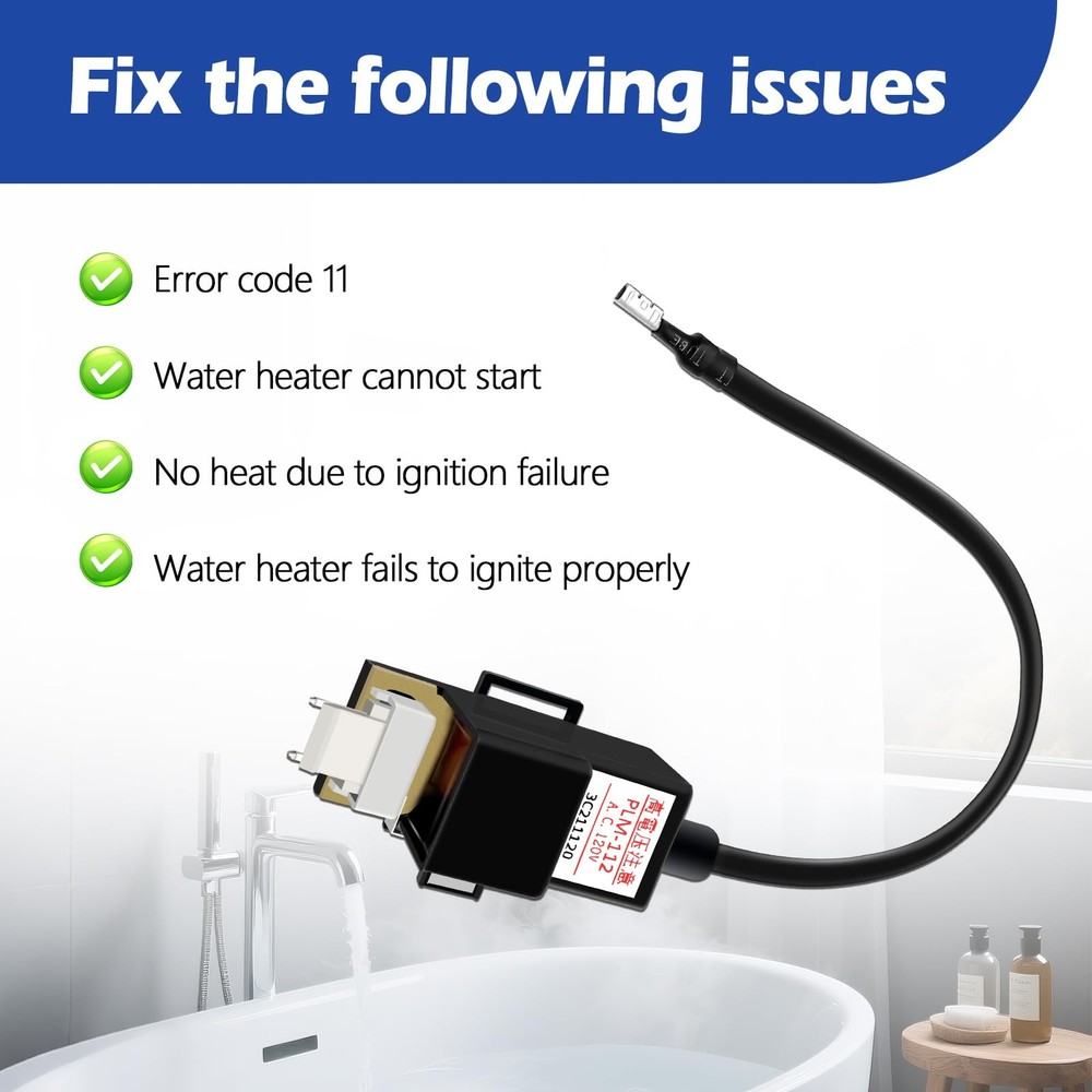 WISINY RTG20235C RTG20235BC Tankless Gas Water Heater Ignitor Coil Black