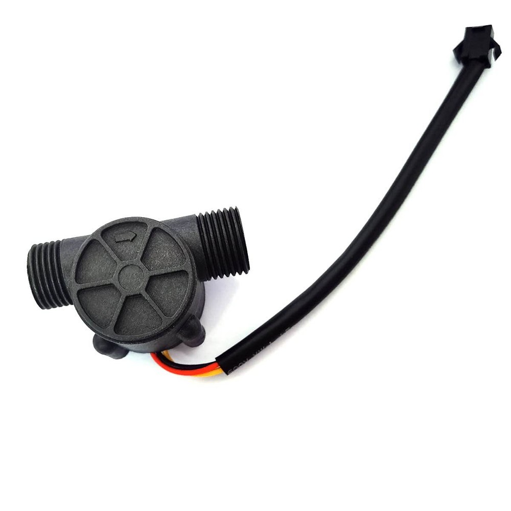 1/2" Water Flow Hall Sensor Control Switch Fluid Flow Meter Flowmeter Counter...