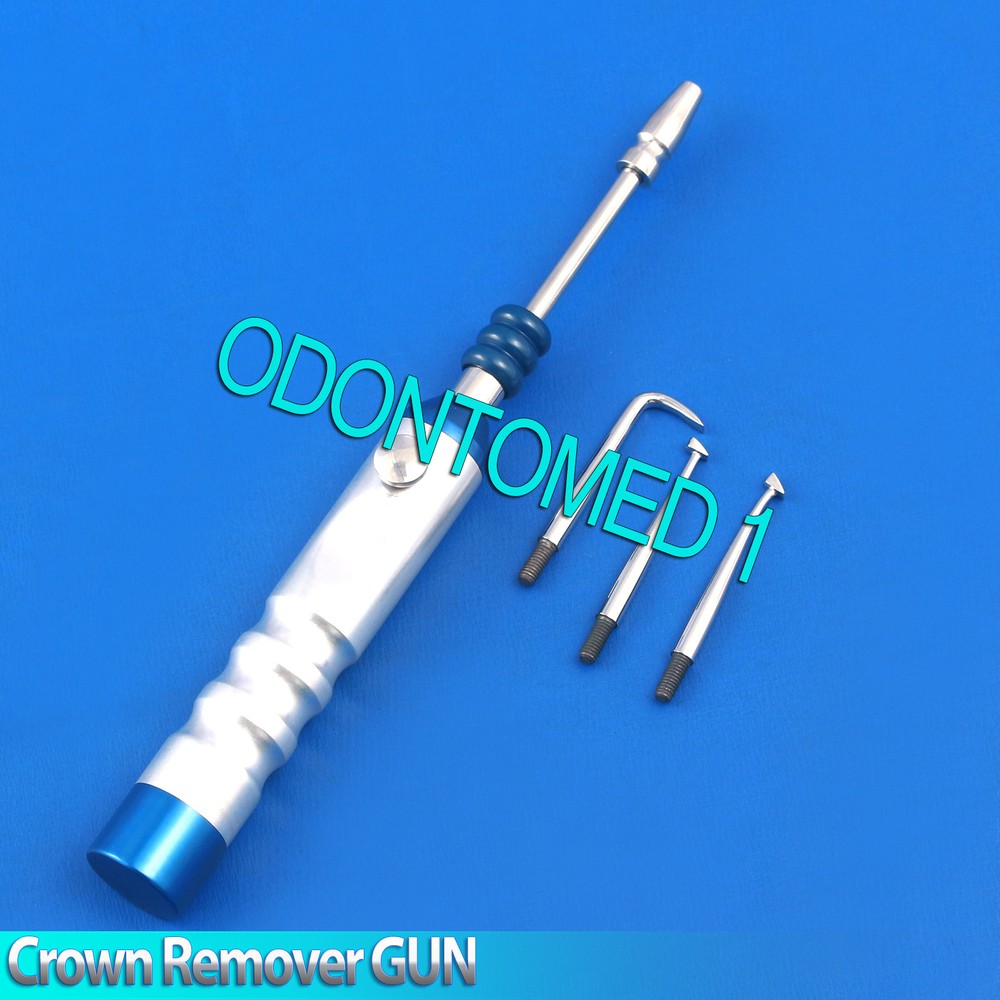 1Set Automatic Singlehanded Crown Remover GUN Dental Surgical Instruments