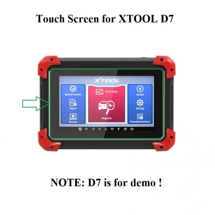 Touch Screen Digitizer Replacement for XTOOL D7 D7BT Scanner