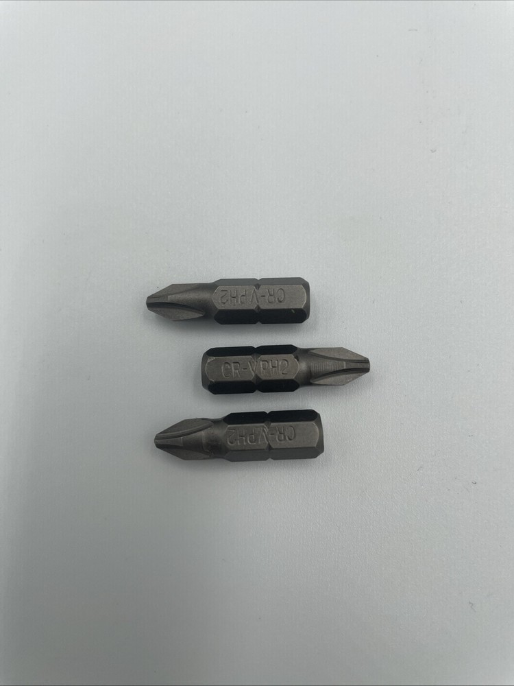 200 Piece Bulk Loose #2 Phillips Screwdriver Tips