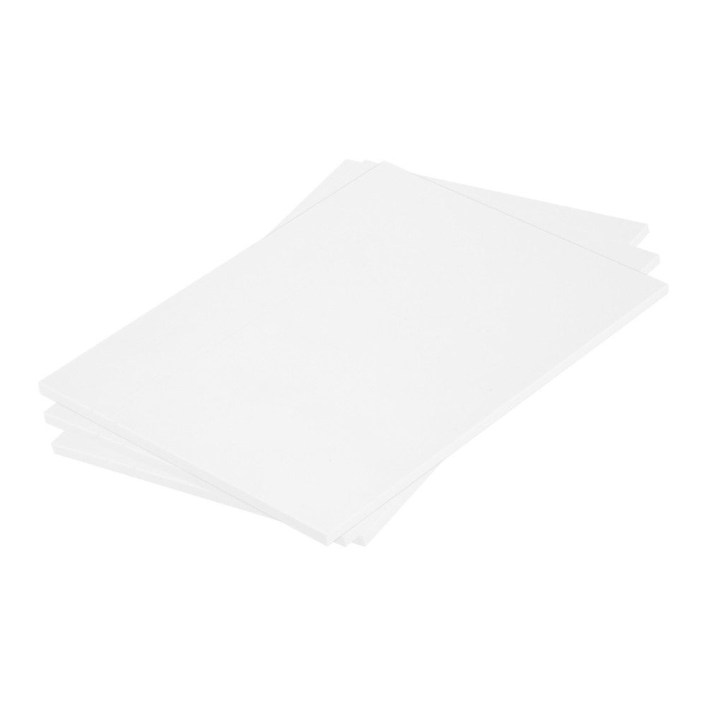 ABS Plastic Sheet 8 x 6 x 0.16" ABS Styrene Sheets White 3 Pcs