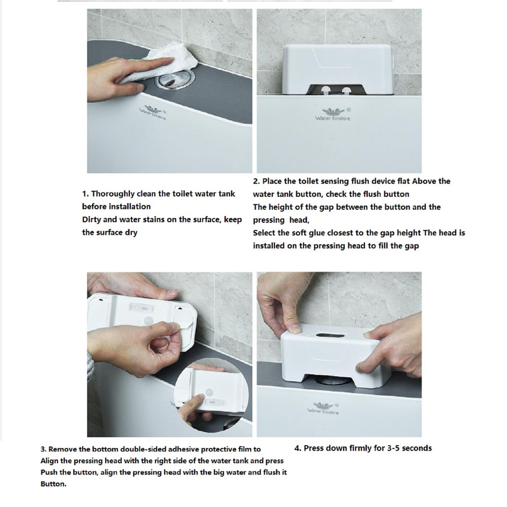 Automatic Toilet Flush Button Flusher Smart Home Smart Toilet Flushing Sensor
