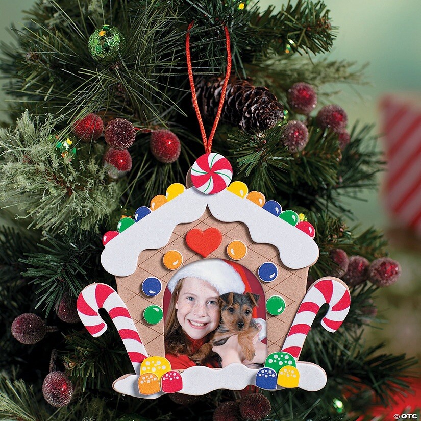 Gingerbread Photo Ornament Craft Kit