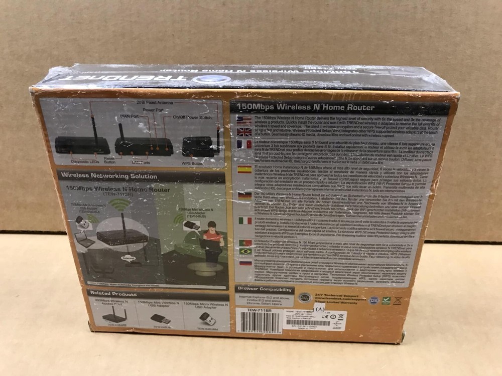 Factory Sealed TrendNet 150 Mbps Wireless Home Router