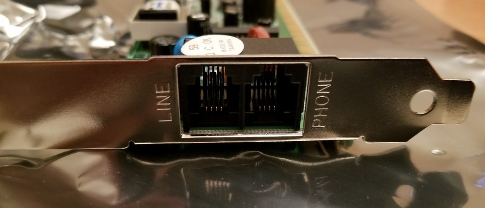 Creative 56k pci data fax v.90 modem with voice