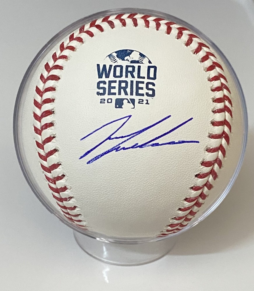 Ian Anderson  Signed World Series Baseball