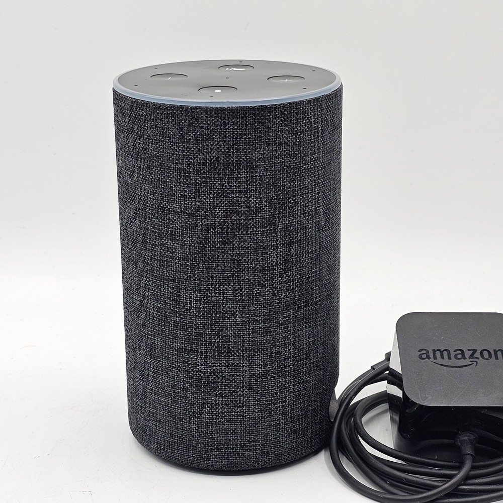 Amazon Echo (2nd Generation) Smart Assistant Speaker - Charcoal Fabric