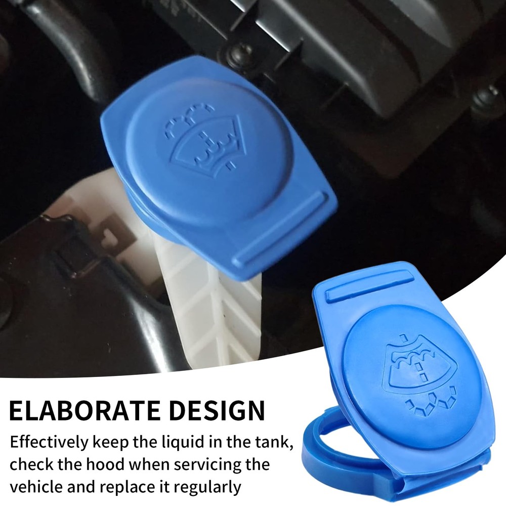 Windshield Washer Fluid Cap Compatible with Porsche Cayenne, Blue