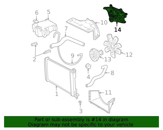 Genuine GM Mount Bracket 24576632