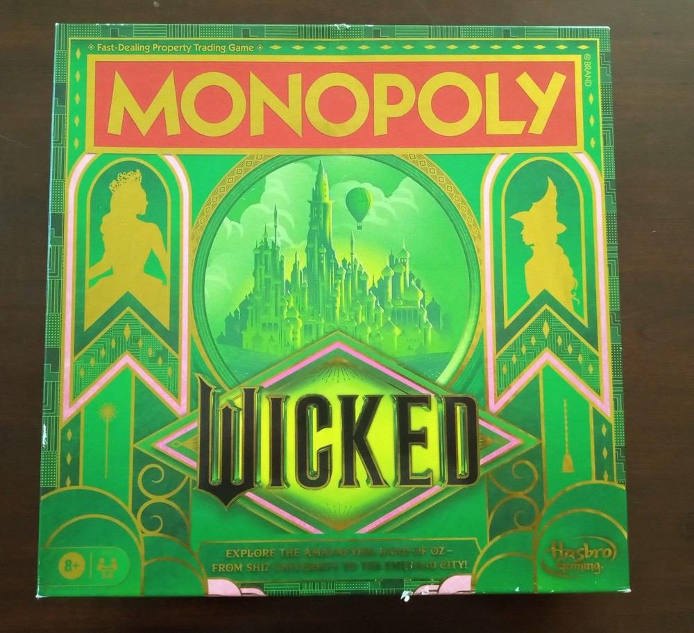 Monopoly Wicked Board Game Replacement Pieces 2024