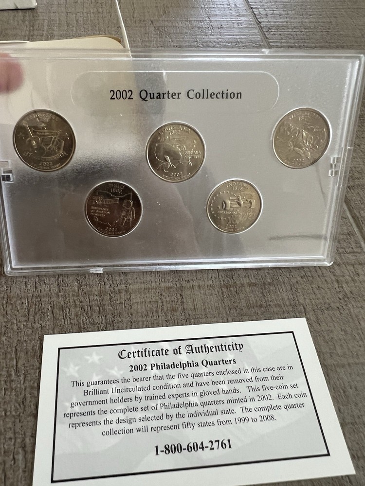 2002 Philadelphia Minted State Quarters