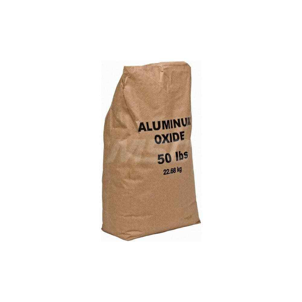 Aluminum Oxide Sandblasting Abrasive: Medium Grade 120 Grit, 50 Lb Container