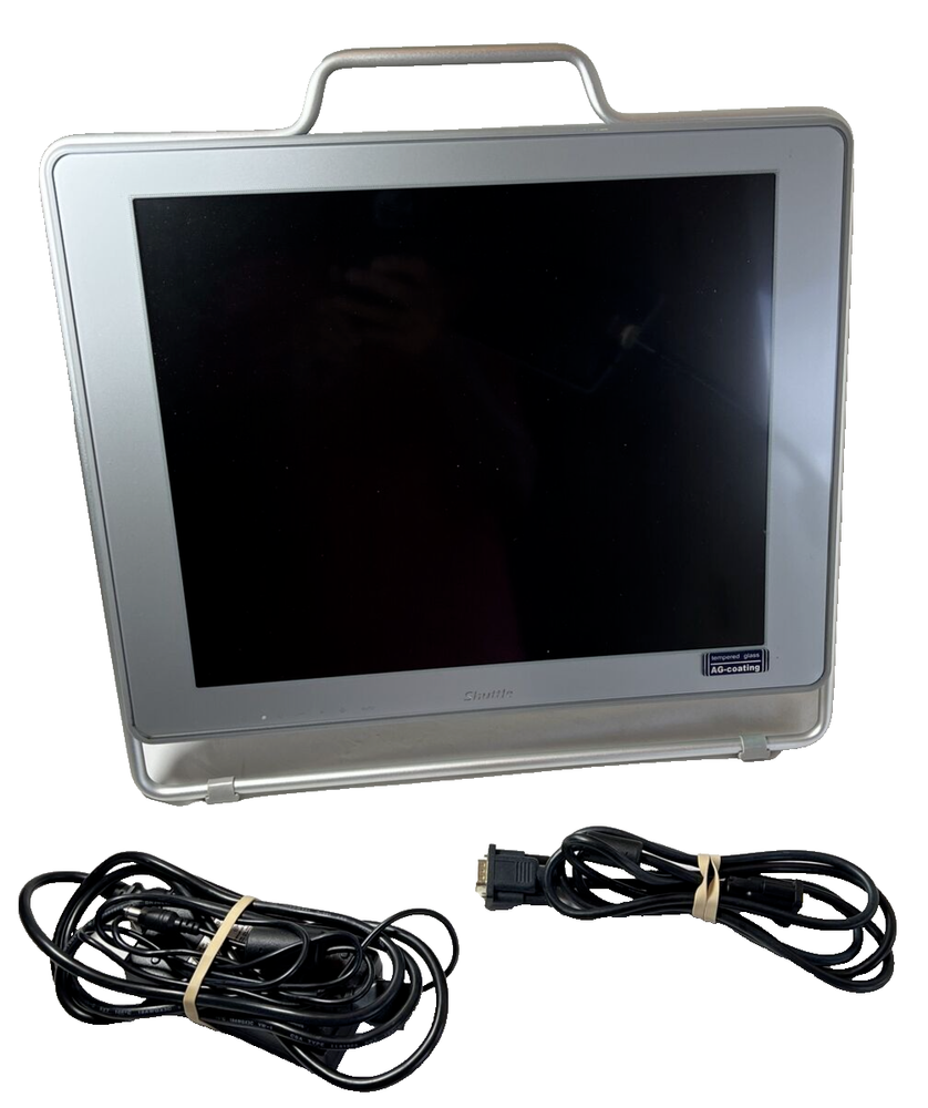 Shuttle XP-17 Front Panel Display With Stand, Carry Case, and Cables - Tested