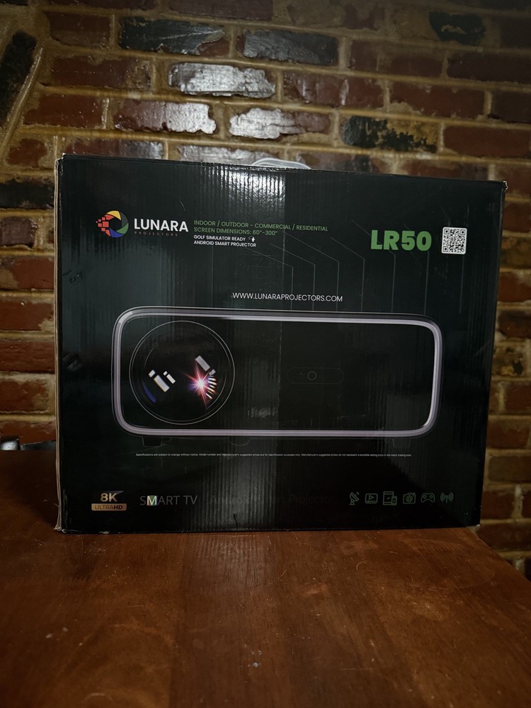 NEW! Lunara LR50 Projector + Titan Screen