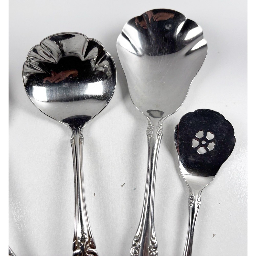 Oneida BRAHMS Community Stainless Flatware Hostess Serving 5 pc Mixed Lot