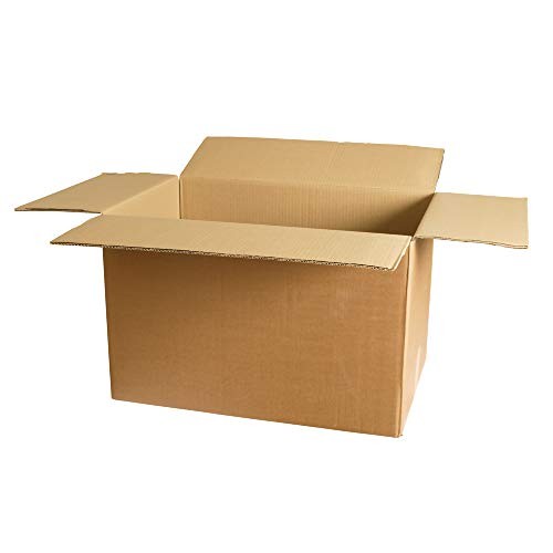 20 12x12x18 Kraft Brown Corrugated Shipping Boxes Multi-Depth 48 ECT