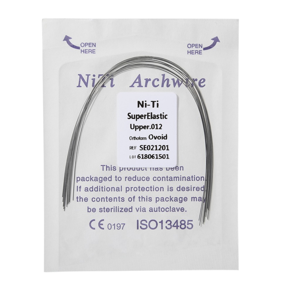 Dental Arch Wire Super Elastic Niti / Stainless Steel Round / Rectangular