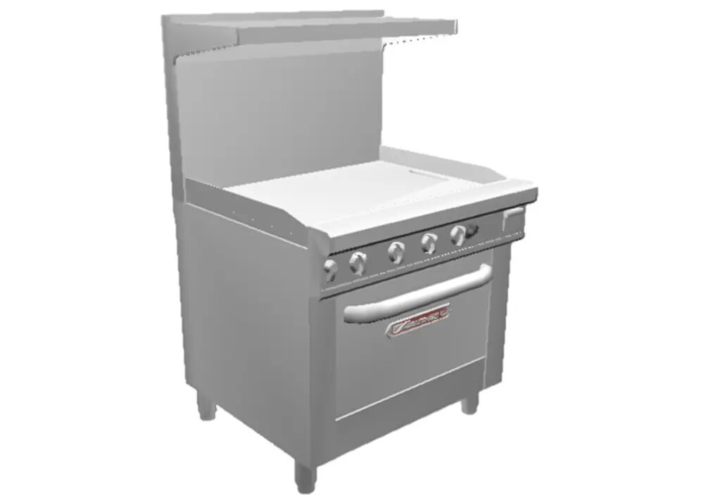 Southbend 436D-3T Ultimate 36" Range w/ Standard Oven & 36" Therm. Griddle