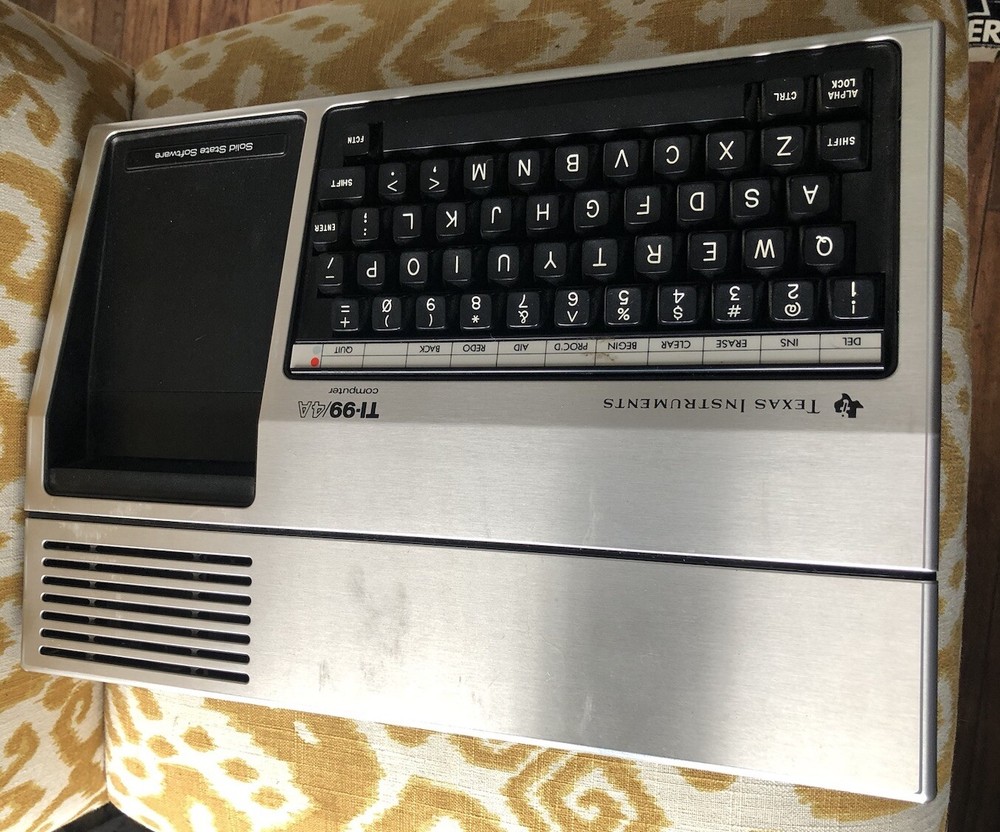 Vintage Texas Instruments TI-99/4A Home Computer System With Cords Tested Works