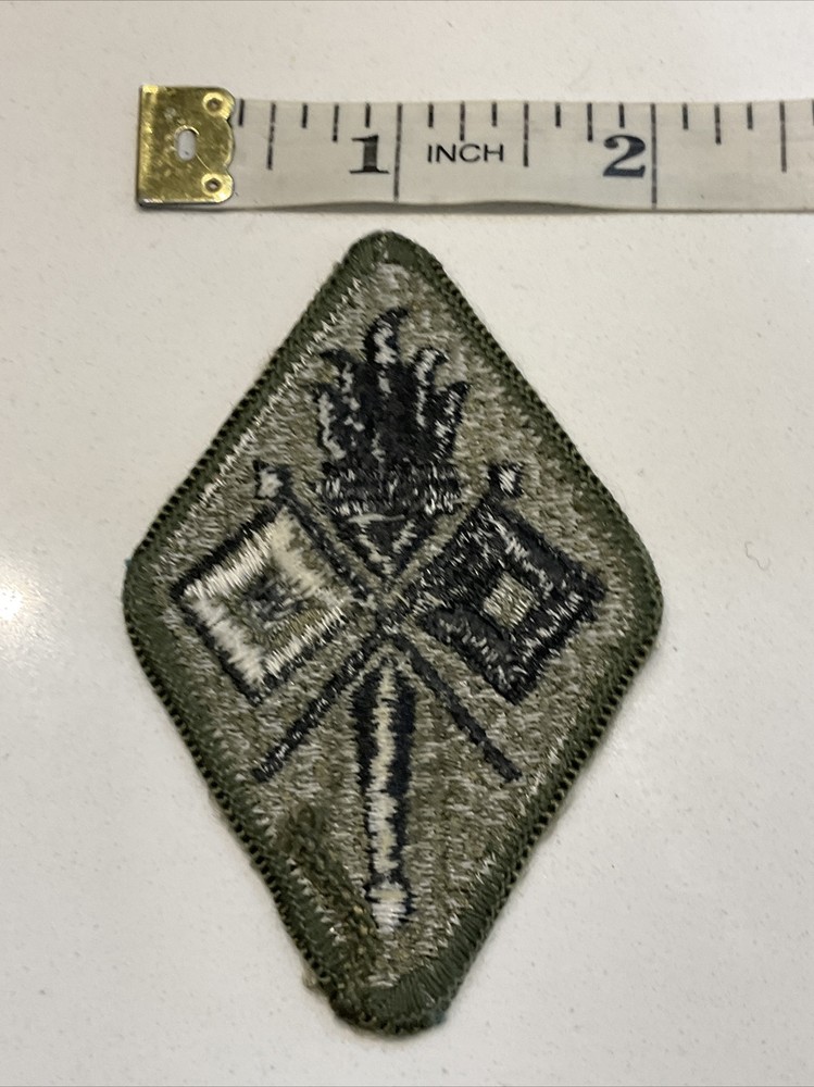 VIETNAM ERA PATCH U.S. ARMY SIGNAL CENTER SUBDUED MERROW PATCH