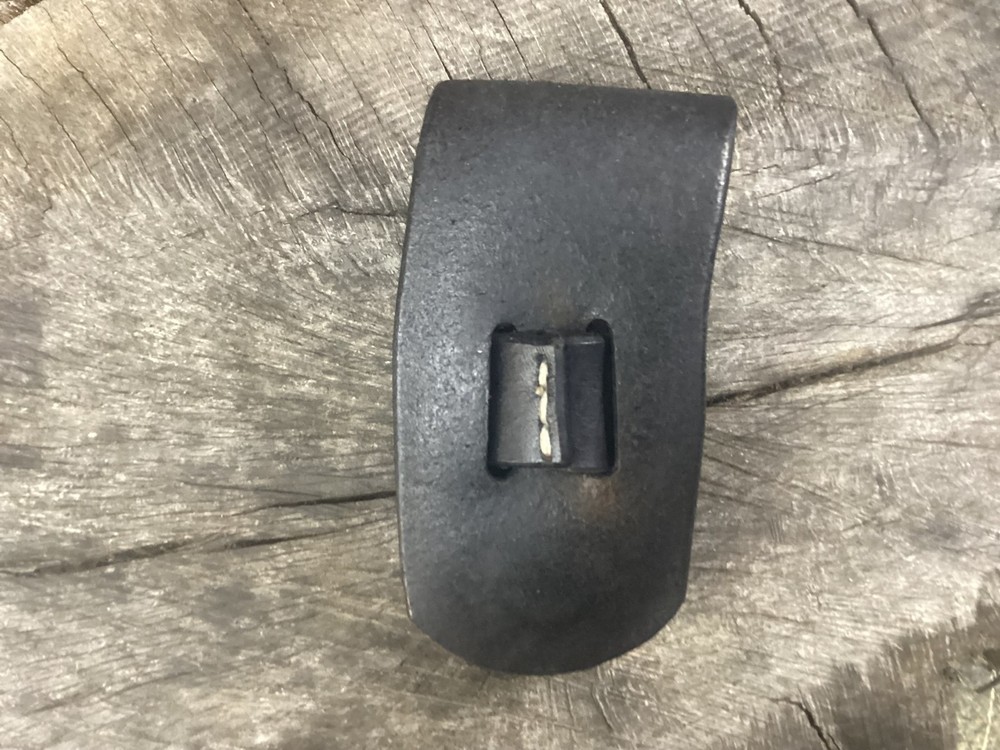 Leather Folding Knife Belt Loop Sheath Buck 110 Size (Sheath Only)