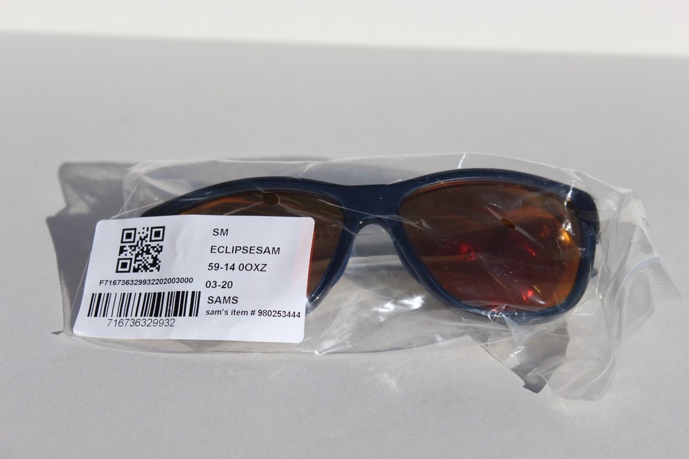 SMITH OPTICS Eclipse Sunglasses Blue Crystal/ChromaPop Orange Mirror NEW