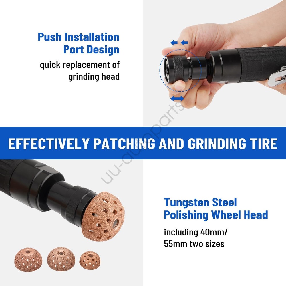 2500 RPM Buffer, Scraper, Roller & Long-Lasting Buffing Wheel