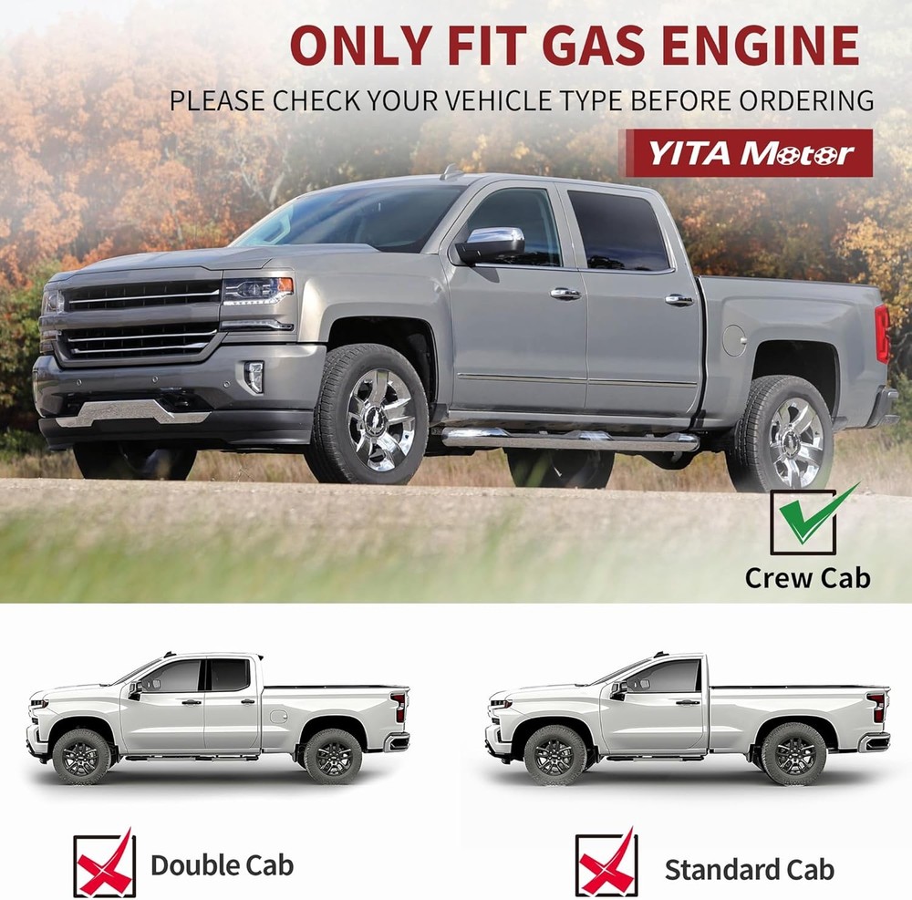 Running Boards for Silverado 6 Inch