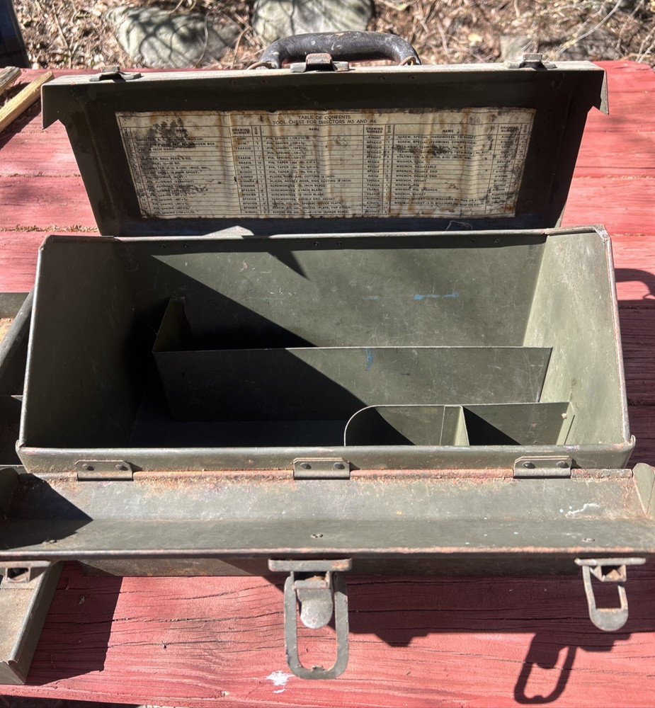 Vintage MILITARY TOOL Box ????