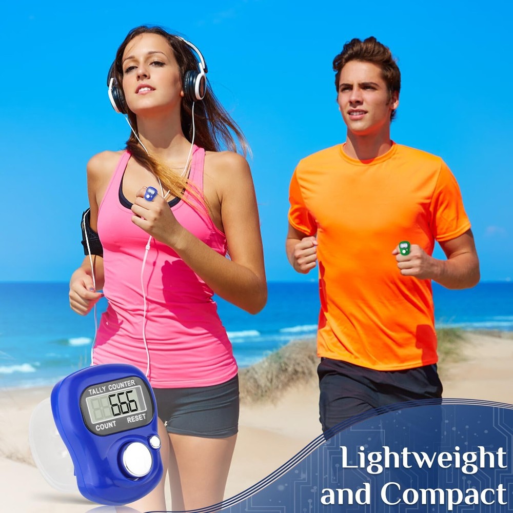 7 Pack Electronic Finger Counter,5 Digit LCD Electronic Digital Display,Hand ...