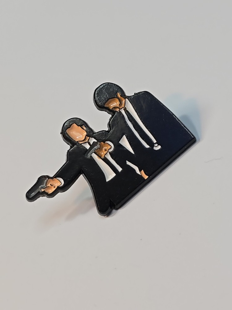 Pulp Fiction Hit Men Lapel Pin Small Size
