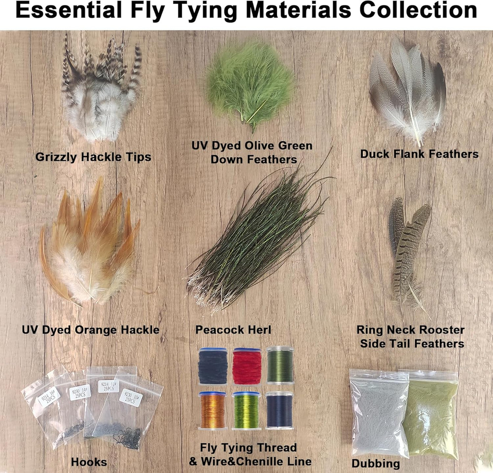 Microgrip II Generation Rotary Fly Tying Vise – Complete Vise, Tools & Materials