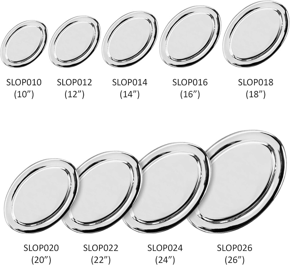 Thunder Group SLOP024 Oval Serving Platter, 24-Inch