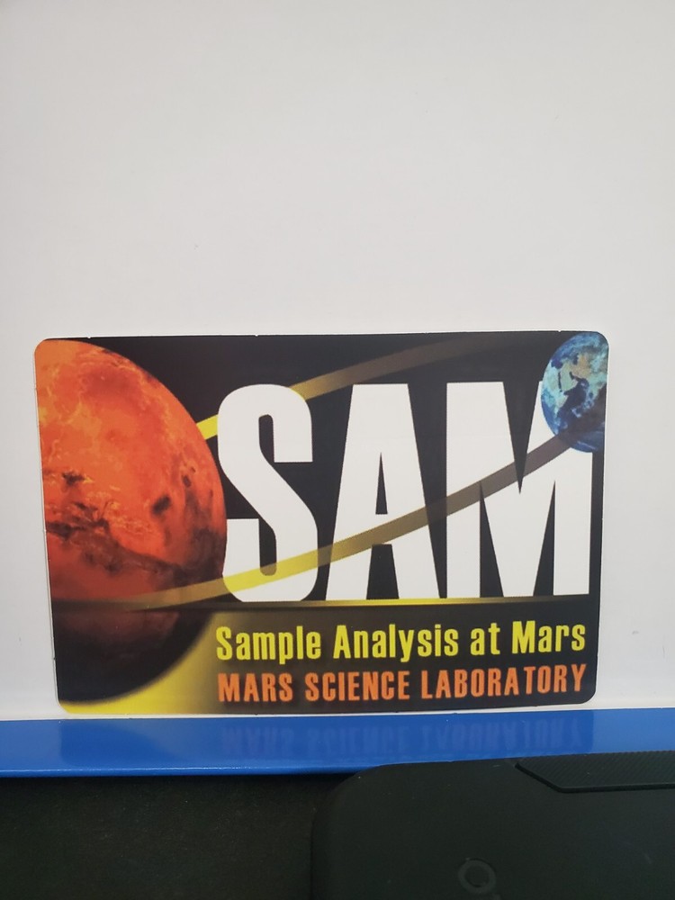 NASA SAM Sample Analysis at Mars Sticker Mars Science Laboratory NEW
